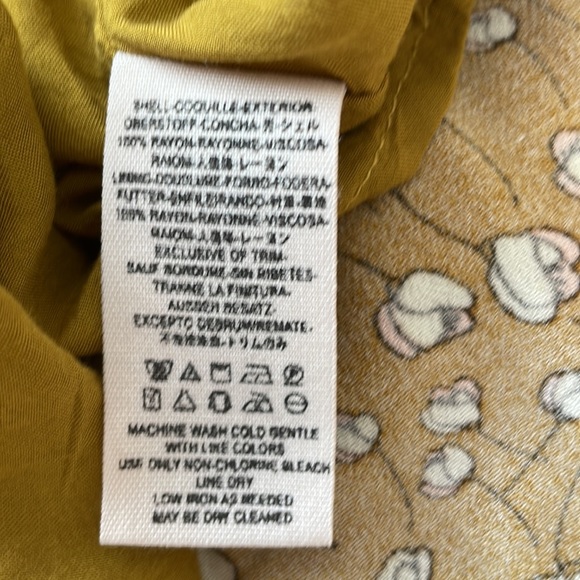 FREE PEOPLE fall colored  print cutout back dress with POCKETS! - Picture 11 of 11